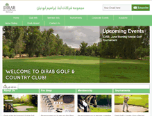 Tablet Screenshot of dirabgolf.com